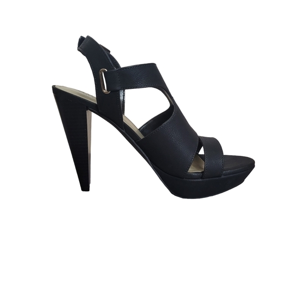 Guess Black Career Party Platform Heels Size 8.5 - Picture 1 of 8